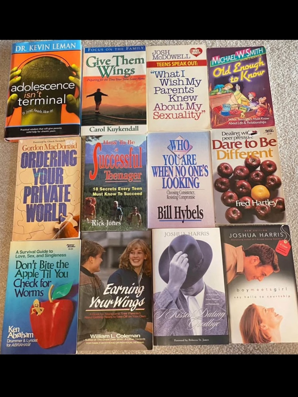 Lot of 12 Parenting Teens Raising Young Adult Teenagers Dating Growing Up Books